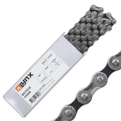Obrázok produktu pre Kette 1/2 x 3/32 5/6/7 Geschwindigkeitsverbindungen 116 Stahl schwarz