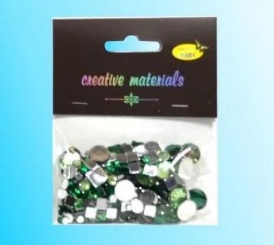 Imagen del producto de Cristales verdes, tono verde, 4-12 mm, 25 g