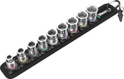 Produktbild von Wera Belt B 1 Zyklop Steckschl- Einsatz-Satz, Haltef., 3/8
