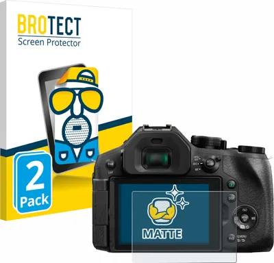 Produktbild von 2x BROTECT Schutzfolie für Panasonic Lumix DMC-FZ300 Displayschutz Displayschutzfolie Folie Matt Entspiegelungsfolie