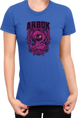 Zdjęcie produktu dla Koszulka Damska Japan Anime Manga Pokemon Arbok, Lady L / Niebieski