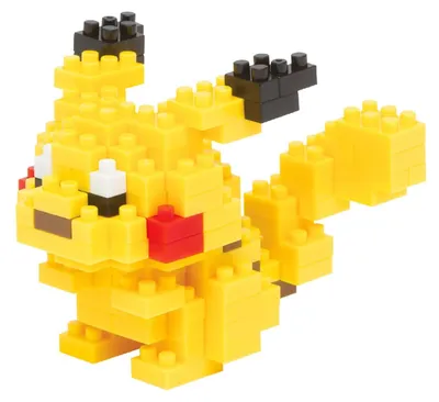 Zdjęcie produktu dla Pokemon NBPM-001 S, zestaw klocków, zabawka dla dzieci od 12 roku życia, Pikachu