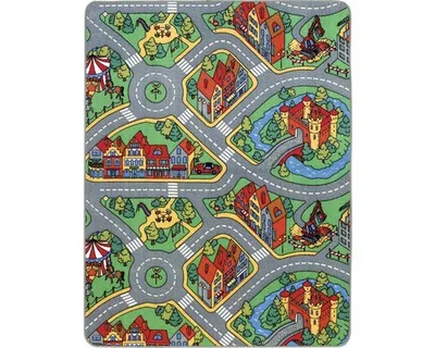 Produktbild von Kinderteppich Spielteppich City 133x175 cm