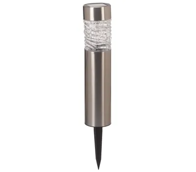 Produktbild von Dehner Premium Solarleuchte Sintra, ca. 43 x 6.2 cm, Edelstahl/Glas, silber