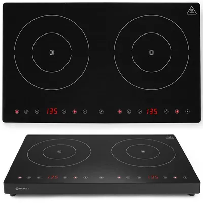 Obrázek produktu pro Indukční varná deska – 2 varné zóny – Dotykové ovládání – Výkon 3500 W – Rozsah teplot 35-240 °C