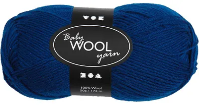 Produktbild von Babywolle, L 172 M, Dunkelblau, 50 g/ 1 Knäuel [HOB-41334]