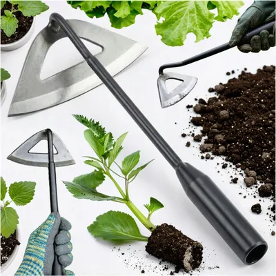 Produktbild von Gartenhacke, gehärtet, kleine Hacke, Erdgrubber, robust, für den Garten