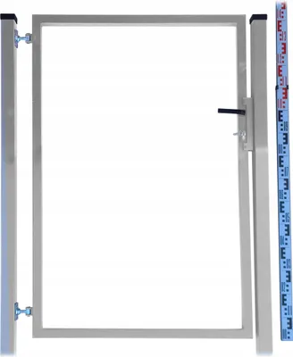 Obrázek produktu pro Rámová branka pro latě a panely 140 cm | pozinkované pozinkovaná | dva sloupky | zahradní plotová