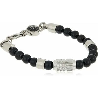 Image de Bracelets Diesel argent collection Beads - homme