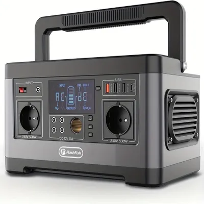 Produktbild von Stromstation – Tragbarer Generator – Mobile Stromversorgung – Powerbank – Notstromversorgung