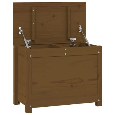 Produktbild von Truhe Honigbraun 60x32x45,5 cm Massivholz Kiefer