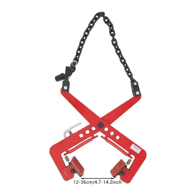 Produktbild von Hebeklemme, verstellbares Spannfutter, 325 kg Tragfähigkeit, Rot