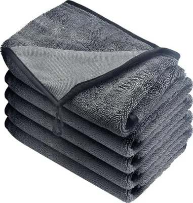 Produktbild von 5 Stück Shiny Bath XXL Trockentuch, Shiny Wipes Tücher original, Fast Dry Trockentuch 40x60cm, Duschkabinen Tuch zum Wasser Abziehen in Dusche und Bad, Haushalt Saugstarkes
