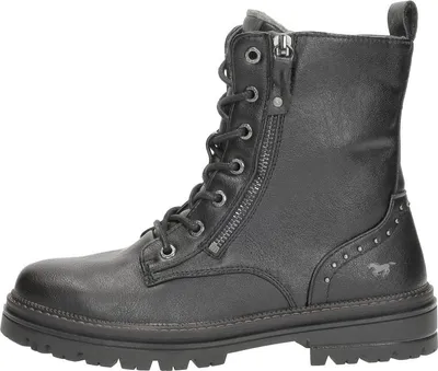 Image de Mustang Veterschoenen Hoog  Veterschoenen Hoog - zwart - Maat 37