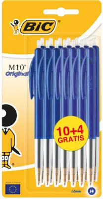 Obrázok produktu pre BIC M10 Clic, Modrá, 10 kusov