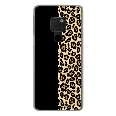 Produktbild von MuchoWow® Handyhülle Schutzhülle Hülle für Huawei P40 Lite Panther Druck - Design - Tiere Silikon Softcase Handy Hülle - Handy