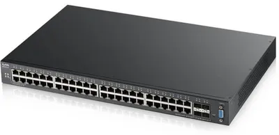 Zdjęcie produktu dla Zyxel XGS2210-52, Zarządzany, L2, Gigabit Ethernet (10/100/1000), Możliwości montowania w stelażu, 1U