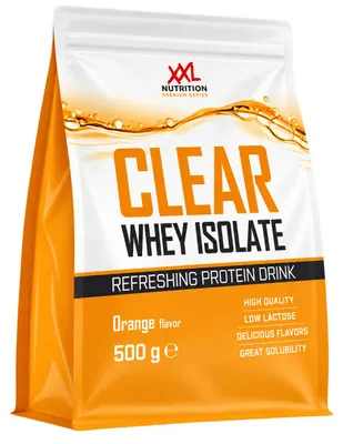 Productafbeelding van XXL Nutrition Clear Whey Isolate - Orange (500 gr), AI-gegenereerde afbeelding