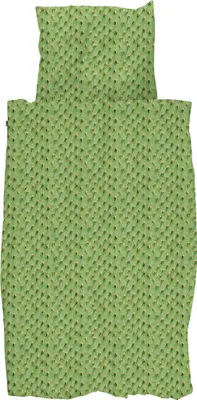 Produktbild von SNURK Bio-Baumwoll-Bettwäsche-Garnitur Cozy Cactus Größe 135x200cm+80x80