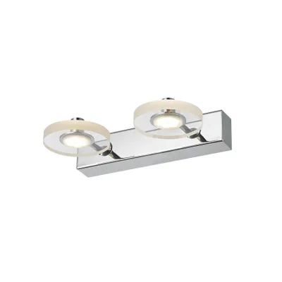 Zdjęcie produktu dla Kinkiet lampa Italux Harmony LED nowoczesny chrom MB1225/2