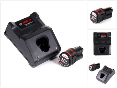 Image de Bosch GAL 12V-40 Professional chargeur rapide pour batteries 12V ( 1600A019R3 ) + 3,0 Ah batterie ( 1600A00X79 )