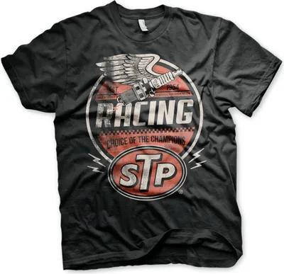 Produktbild von STP Vintage Racing T-Shirt - Small - Black