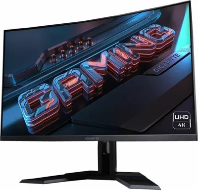 Produktbild von Gigabyte M32UC LCD-Monitor, Curved, 80 cm (31,5"), 3840 x 2160 (UHD), 1 ms, VA, neig/höhenverstellbar, HDMI, DisplayPort, USB, schwarz
