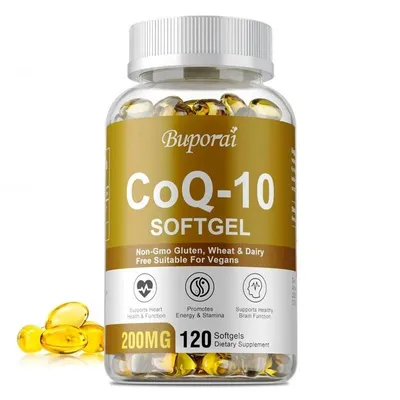 Image de CoQ10 120 comprimés - Santé cardiaque et cardiovasculaire, anti-âge, complément énergétique