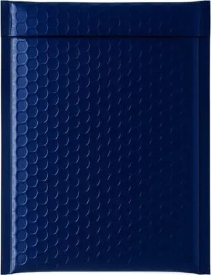 Obrázek produktu pro Poštovní bublinková obálka metalická 270x360 mm námořnická modrá - velký formát H18
