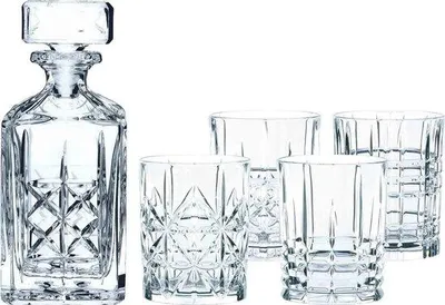 Obrázok produktu pre Súprava na whisky s karafou a pohármi – luxusná darčeková súprava na whisky