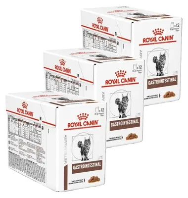 Produktbild von Royal Canin Veterinary Gastrointestinal S/O 36 x 85 g Nassfutter in Soße für Katzen mit empfindlichem Verdauungssystem