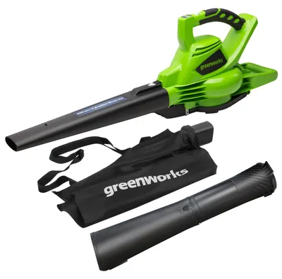 Produktbild von Greenworks Tools 40V Akku Laubbläser / Laubsauger GD40BV (ohne Akku und Ladegerät)