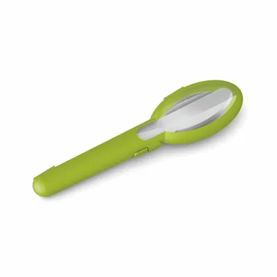 Imagen del producto de emsa 3110600461, juego de cubiertos CLIP & GO de emsa, de 3 piezas con estuche, color verde