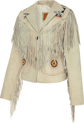 Produktbild von Stars & Stripes Western Lederjacke »KIANA« Gr.M
