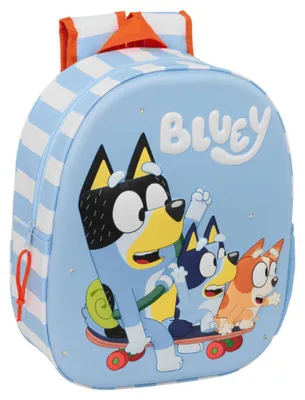 Produktbild von Safta Bluey 8.64l 27x33x10 Cm 3d Rucksack Blau  Kinder Blau One Size