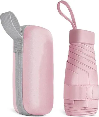 Obrázek produktu pro Cestovní deštník, ultralehký, skládací, kapesní deštník, kompaktní
