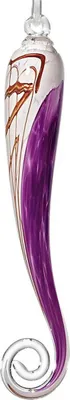 Produktbild von Hängezapfen Punto L Gartenflair 45cm mit Stab lila