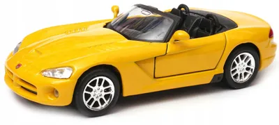Image de WELLY Modèle Dodge Viper SRT-10 2003 Jaune Échelle 1:32