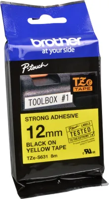 Produktbild von Brother TZE-S631, TZ, Philippinen, 5 Jahr(e), 1,2 cm, 8 m, 19 mm