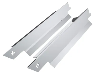 Produktbild von Gasgrill Edelstahl Brennerabdeckung passend für Enders Kansas 2 Pro 3, Pro 4, Farbe:2 Leisten Glänzend Flame