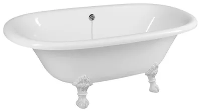 Obrázek produktu pro REGATA Volně stojící vana 175x85x61cm, bílé nožičky, bílá