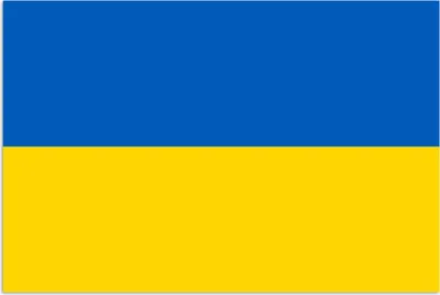 Produktbild von MuchoWow® Poster Bild der Flagge der Ukraine 180x120 cm - Fotoplakat