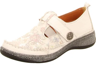 Produktbild von Manitu Spangenschuhe in weiss/weiss kombi, Gr. 38