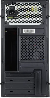 Produktbild von TooQ TQC-4745DU3C-B, Mini Tower, PC, Schwarz, micro ATX, SECC, 500 W
