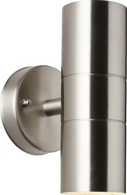 Produktbild von Außen Wandlampe, 17 cm Höhe, 8,5 cm Breite, 2 x GU10, 18 W, IP44