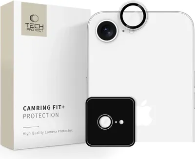 Obrázek produktu pro Kaamera kaitseklaas Tech-Protect iPhone 16e Camring Fit+, läbipaistev