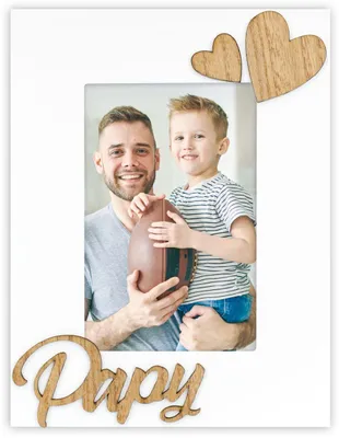 Produktbild von ZEP FZ6546 Fotorahmen Papy 10x15 cm Weiß Hochformat