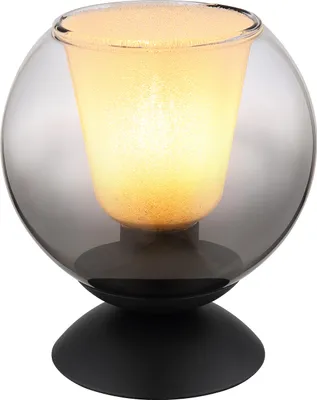 Produktbild von Globo Lighting Tischleuchte Metall schwarz matt, 1x E27