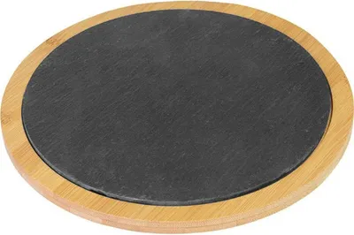 Image de Westmark plat de service ardoise Tapas+Friends 28cm, couleur ardoise/naturel