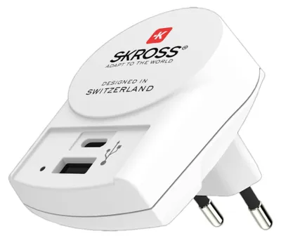 Obrázek produktu pro Skross 1.302423, Vnitřní, AC, 5 V, Bílá